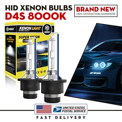 2Pcs D4S 8000K Super Bright HID Xenon Conversion Kit For 2007-2015 Lexus GS350 - Image 1 of 4