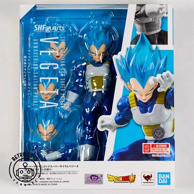 VEGETA Super Saiyan God DRAGON BALL Z SH Figuarts Bandai Tamashii Nations S.H.