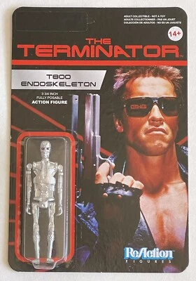 The Terminator T800 Endoskeleton Retro Style ReAction Action Figure Funko - Image 1 of 3