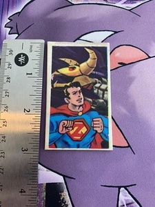 Tarjeta coleccionable de colección de Superman Menko importación japonesa de DC cómics de acción - Imagen 1 de 2