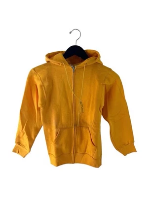 Sudadera con capucha vintage con cremallera RCI juvenil talla pequeña deadstock nueva sin etiquetas años 80 hecha en EE. UU. Foto 1 de 4