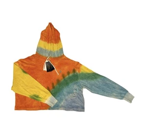 Polo Ralph Lauren Women Beach Dye Tie-Dye Cropped Hoodie Size S NWT $148. - Picture 1 of 8