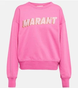 Etoile Isabel Marant sweatshirt Mobyli 36 uk8 pink New w tags was £295 ys - Picture 1 of 12