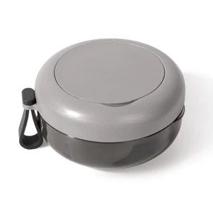 Denture Case, Definitely No-Leak Portable Retainer Case Bath Black - Picture 1 of 9