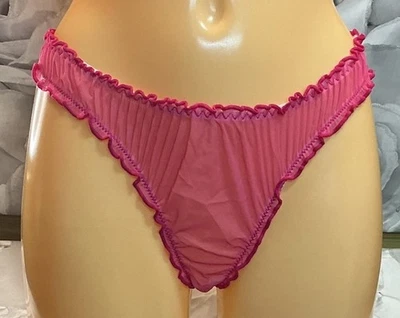 Womens Ladies Sheer  Thong Briefs  Panties Knickers Size L 14 - Image 1 of 2