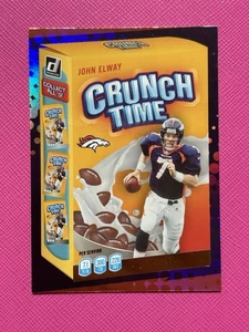 Panini Donruss 2022 John Elway Crunch Time #CT-12 Denver Broncos - Imagen 1 de 2