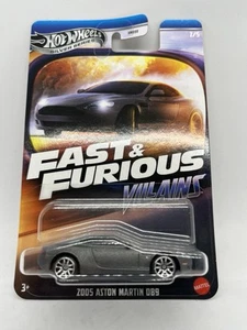 2024 Hot Wheels Silver Series 1:64 Fast & Furious #2 2005 Aston Martin DB9 New! - Imagen 1 de 2
