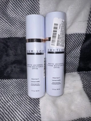 DRMTLGY Anti-Aging Tinted Moisturizer All-In 1 Face Sunscreen Lot-Of-2 - Image 1 of 3