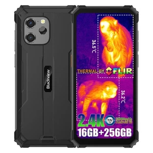 Smartphone robuste Blackview BV8900 10000 mAh imagerie thermique 16 Go + 256 Go 33 W NFC - Photo 1 sur 14