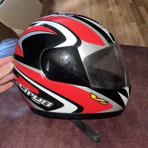 Cirus V2 Snowmobile Helmet Red And White , Small - Bild 1 von 7