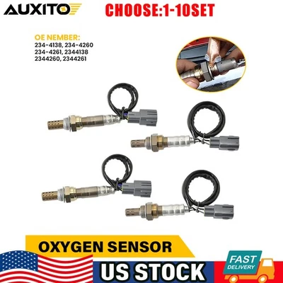 Sensor de oxígeno O2 arriba (relación de combustible de aire) + abajo para Toyota Camry 2002 03 2,4 L 4-20X Foto 1 de 4