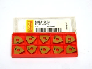10 pc Sandvik R216.2-09 T3 (235) Carbide Inserts ..........(6-2-2) - Picture 1 of 3