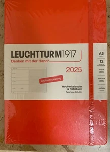 Leuchtturm 1917 orange Notizbuch für 2025 - Bild 1 von 2