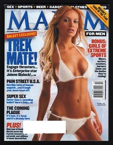 MAXIM MAGAZINE, October 2001, JOLENE BLALOCK COVER, KAMILA BRENKOVA, VG w/ML - Picture 1 of 2
