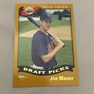 2002 Topps - 622 Joe Mauer selecciones del draft Minnesota Twins - Imagen 1 de 2