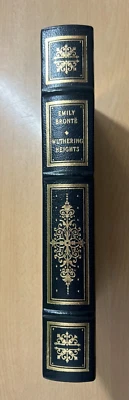 Beautiful Franklin Library Wuthering Heights by Emily Bronte Full Leather Unread Foto 1 de 4