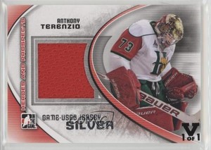 2011 ITG Heroes and Prospects Silver Jersey Vault Black 1/1 Anthony Terenzio n1u