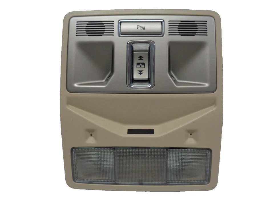 09-15 Jaguar XF techo superior cúpula mapa luz lámpara techo corredizo beige OEM AK2204144 Foto 1 de 4