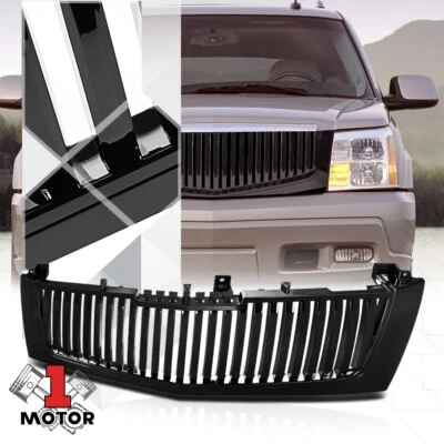 Para 2002-2006 Cadillac Escalade{VERTICAL-BAR} Grelha de ventilação preta ABS - Imagem 1 de 4