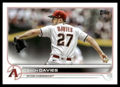 2022 Topps Update #US307 Zach Davies - Image 1 of 2