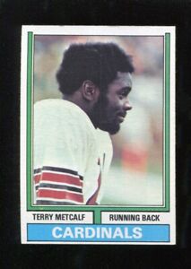 1974 Topps Football Terry Metcalf  #444 St. Louis Cardinals 75 cent shipping