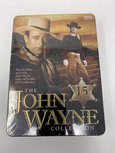 The John Wayne DVD collection tin 15 movies UNOPENED - Picture 1 of 8