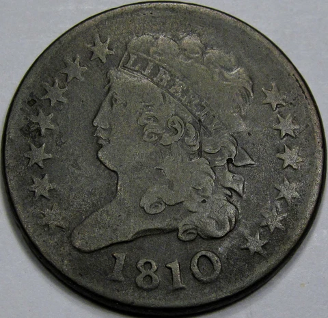 1810 Classic Head Half Cent Choice VF-EF... So Nice and Original! A Great Coin!! Cover