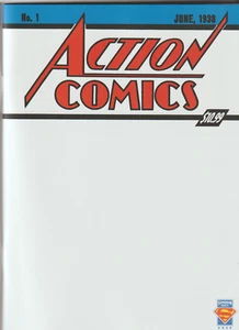 Action Comics # 1 variante en blanco edición facsímil casi nuevo DC Superman Day 2025 - Imagen 1 de 2