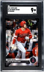 2021 Topps Now #OS-40 Shohei Ohtani  SGC 9 MINT MVP Award Winner - Picture 1 of 1