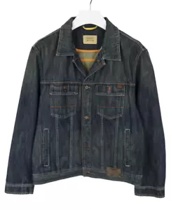 Camel Active Jacke Herren XL Denim Geknöpft Polo Dunkelblau - Bild 1 von 11