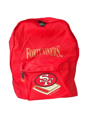 Vintage San Frant Forty Niners Backpack, 1993, TEAM NFL Cover