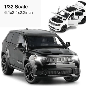 1:32 Jeep Grand Cherokee Trackhawk Model Car Vehicle Sound&Light Kid Diecast Toy - Picture 1 of 12