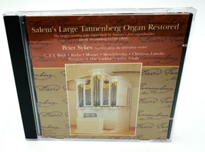 Salem's Large Tannenberg Organ Restored Plays Dedication Recital CD Peter Sykes - Picture 1 of 5