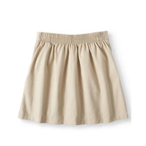 George Girls School Uniform Twill Scooter with PocketsBeige Size 12 - Picture 1 of 5