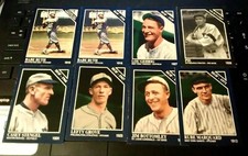 1991 conlon 6 dif color inserts w/ BABE RUTH +  PROMO  RUTH  #145  GEHRIG LOU 