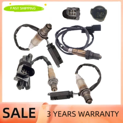 Set of 4 Oxygen Sensors Upstream&Downstream Fit For 2006-2010 BMW M5 M6 5.0L V10 Foto 1 de 4