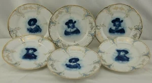RC Rosenthal Continental Versailles Portrait From Rembrandt Bread Plates Set 6 - Picture 1 of 6