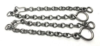NELIDAS SOUTHERN IMPORTS STAINLESS STEEL HORSE BIT CHAINS, CADENILLAS PARA FRENO ACERO INOXIDABLE, TACK