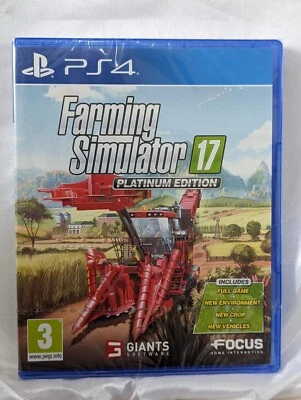 FARMING SIMULATOR 2017 PLATINUM EDITION PS4 New Sealed UK 17 Sony PlayStation 4 - Image 1 of 2