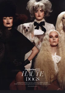 2015 Mac Cosmetics: Haute Dogs Vintage Print Ad - Picture 1 of 1