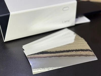 HANNTO TECHNOLOGY CO., LTD. Liene Sticker Paper PixCut S1 - SILVER MIRROR - METALIC EFFECT - 4in x 7in