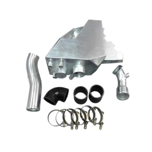 Kit de caja de aire de tubo de admisión de aire frío para RX7 RX-7 FD stock doble turbo negro 92-02 - Imagen 1 de 9