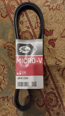 Cinturón acanalado en V GATES 6PK1320 para ALFA ROMEO, CHEVROLET, FIAT, MERCEDES-BENZ, OPEL, SUB Foto 1 de 2
