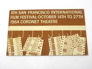 San Francisco International Film Festival Program Booklet 1964 EX COND Coronet - Bild 1 von 8