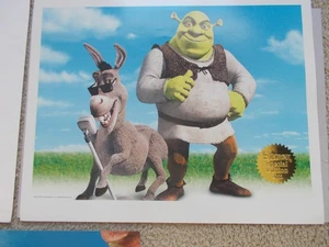 SHREK EDICIÓN ESPECIAL 2001 DREAMWORKS IMPRESIÓN CON CERTIFICADO DE AUTENTICIDAD + MÁS - Imagen 1 de 7