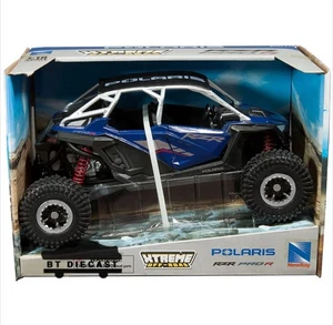 NEW RAY XTREME OFF ROAD POLARIS RZR PRO R 1/18 BLUE 58466 A - Picture 1 of 11