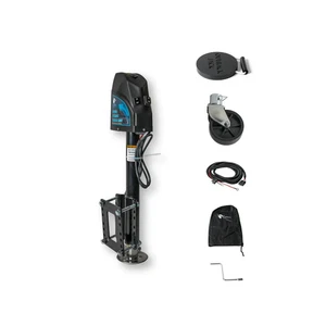 Outback 12V Electric Automatic Trailer Jack with Clamp with wiring kit & Extras - Picture 1 of 13