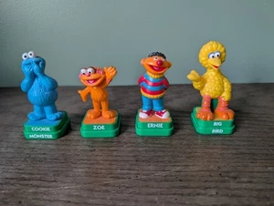 Lot of 4 Vtg 1997 Sesame Street Rose Art Stampers Cookie Big Bird Ernie Zoe - Picture 1 of 15