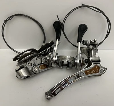 RARO. Componentes de bicicleta Huret Jubilee de colección. Juego. Cambios y desviadores Foto 1 de 4