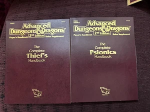 D&D - Advanced Dungeons & Dragons 2111 2117 Thiefs and Psionics Handbuch Lot - Bild 1 von 2